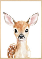 Babyplakat med rådyr