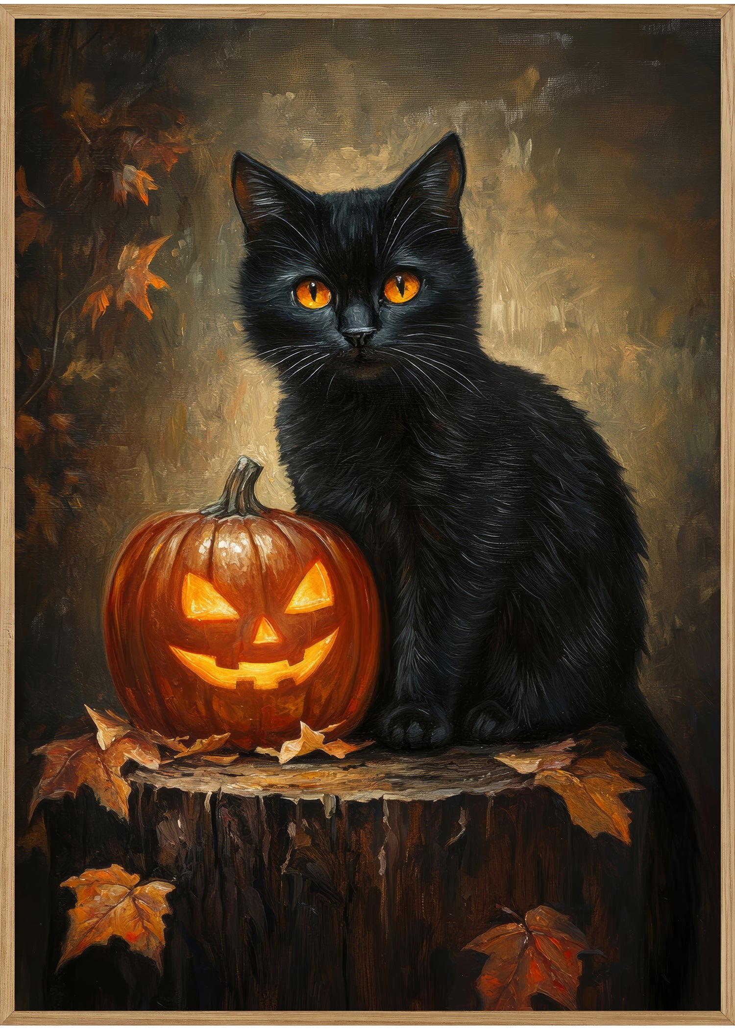 Halloween katteplakat
