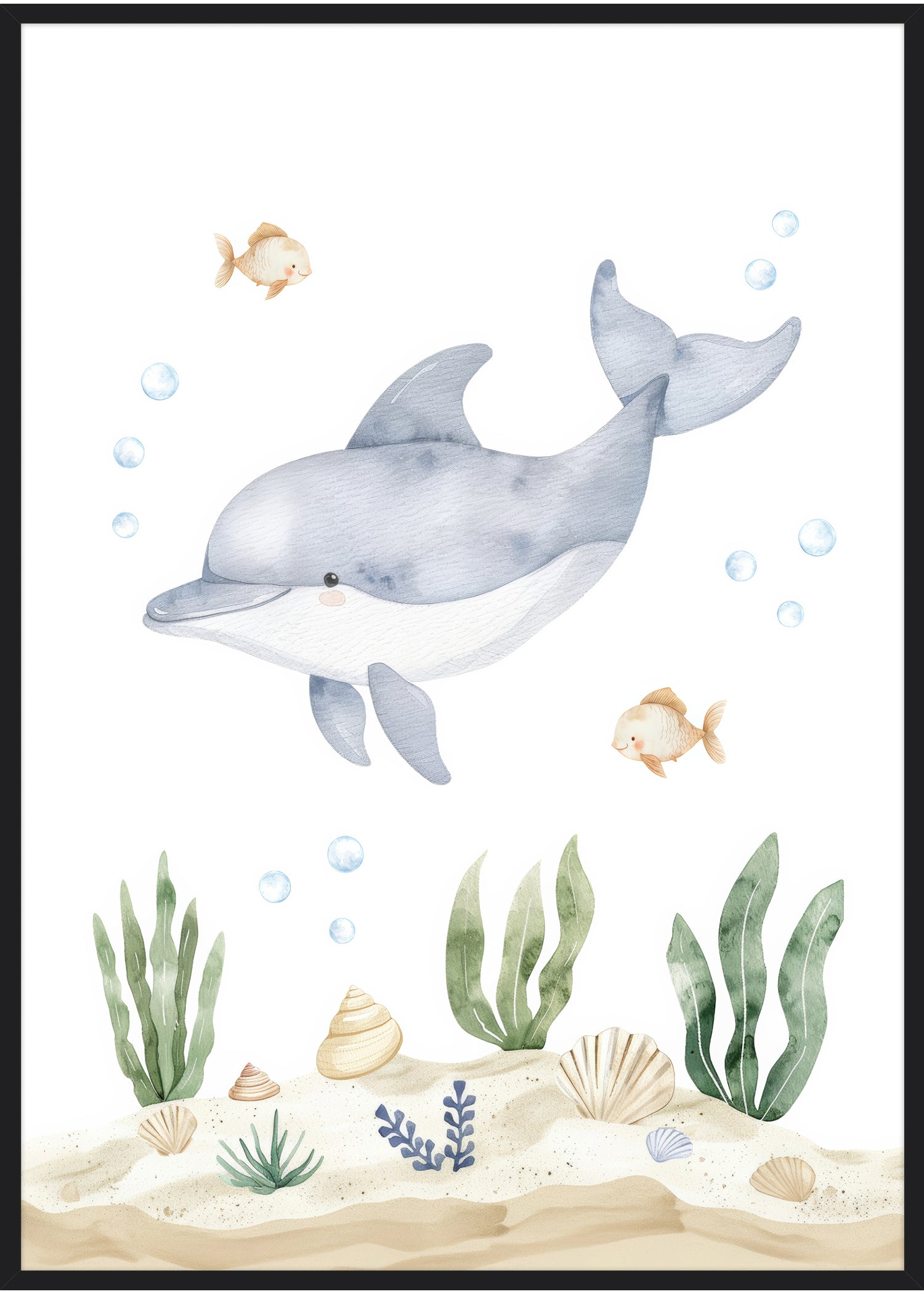 delfin plakat