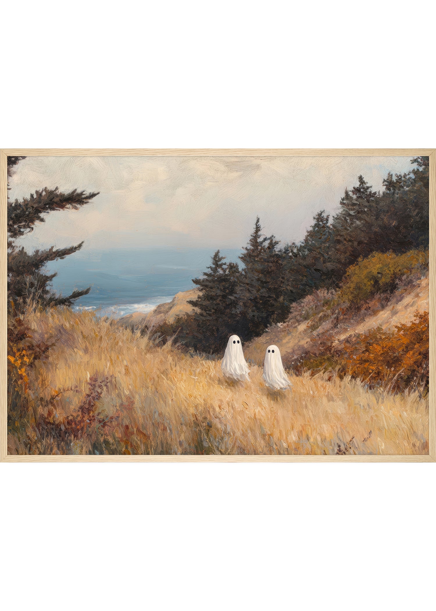 halloween landskab plakat