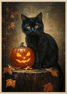 kat plakat til halloween