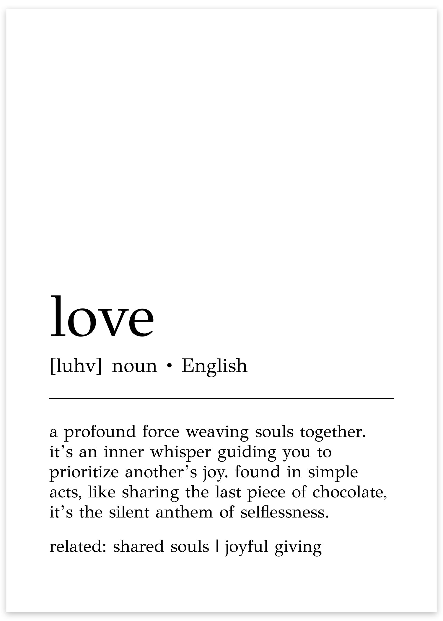 love plakat