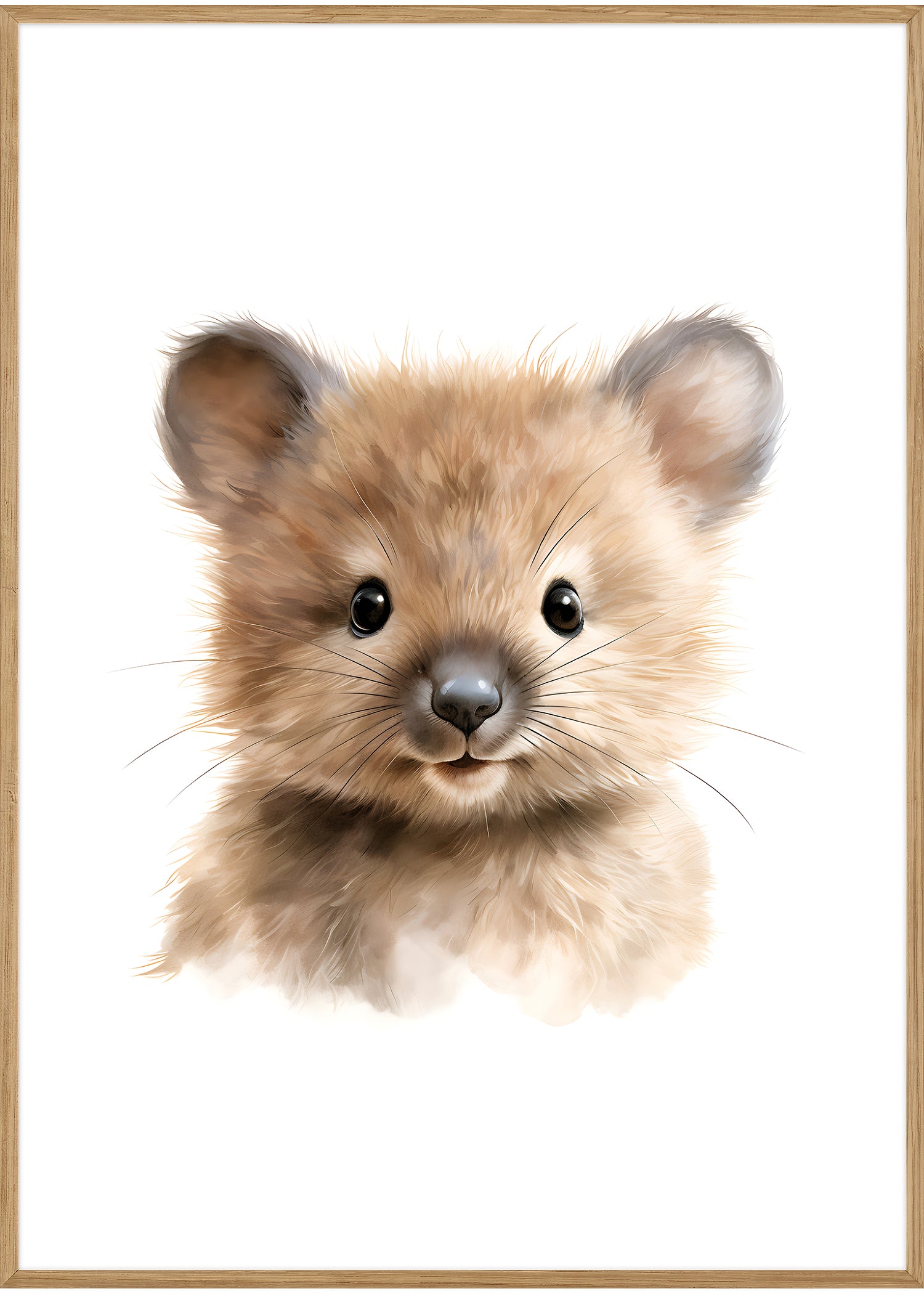 nuttet quokka plakat