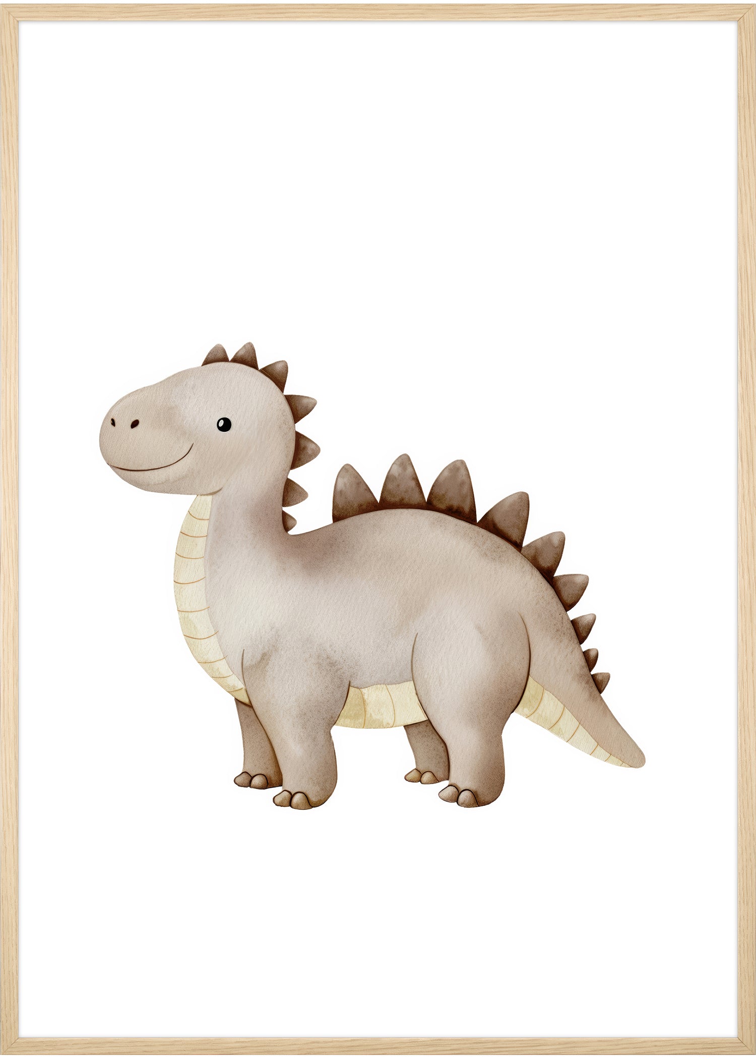 plakat med dinosaur