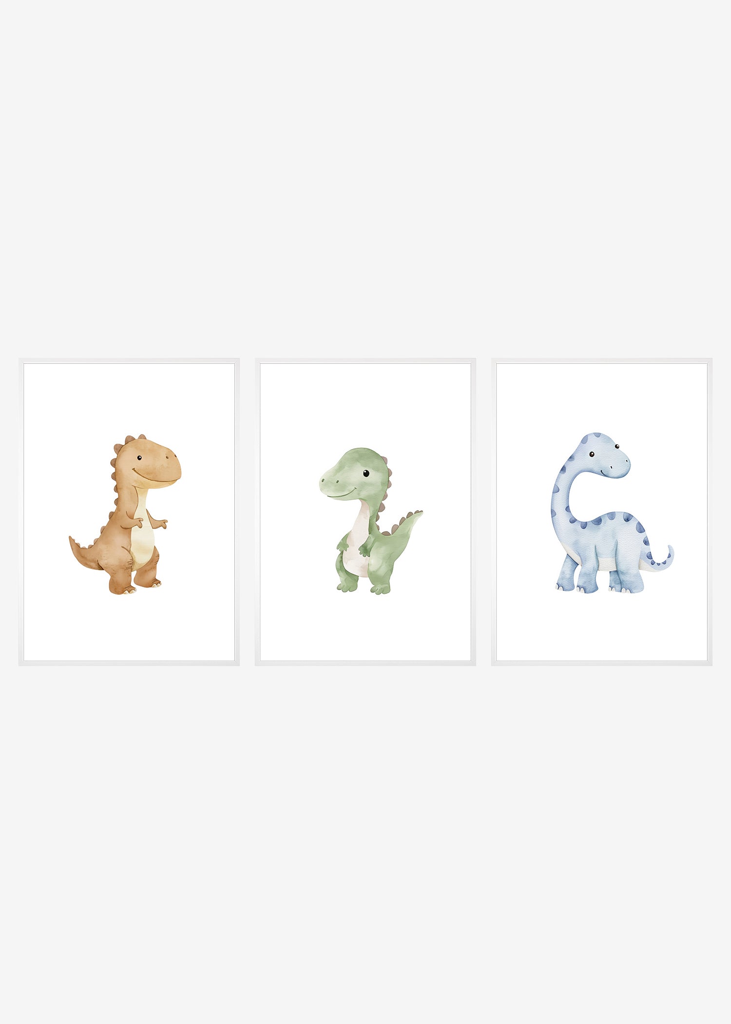 plakat med dinosaurere-børneværelset