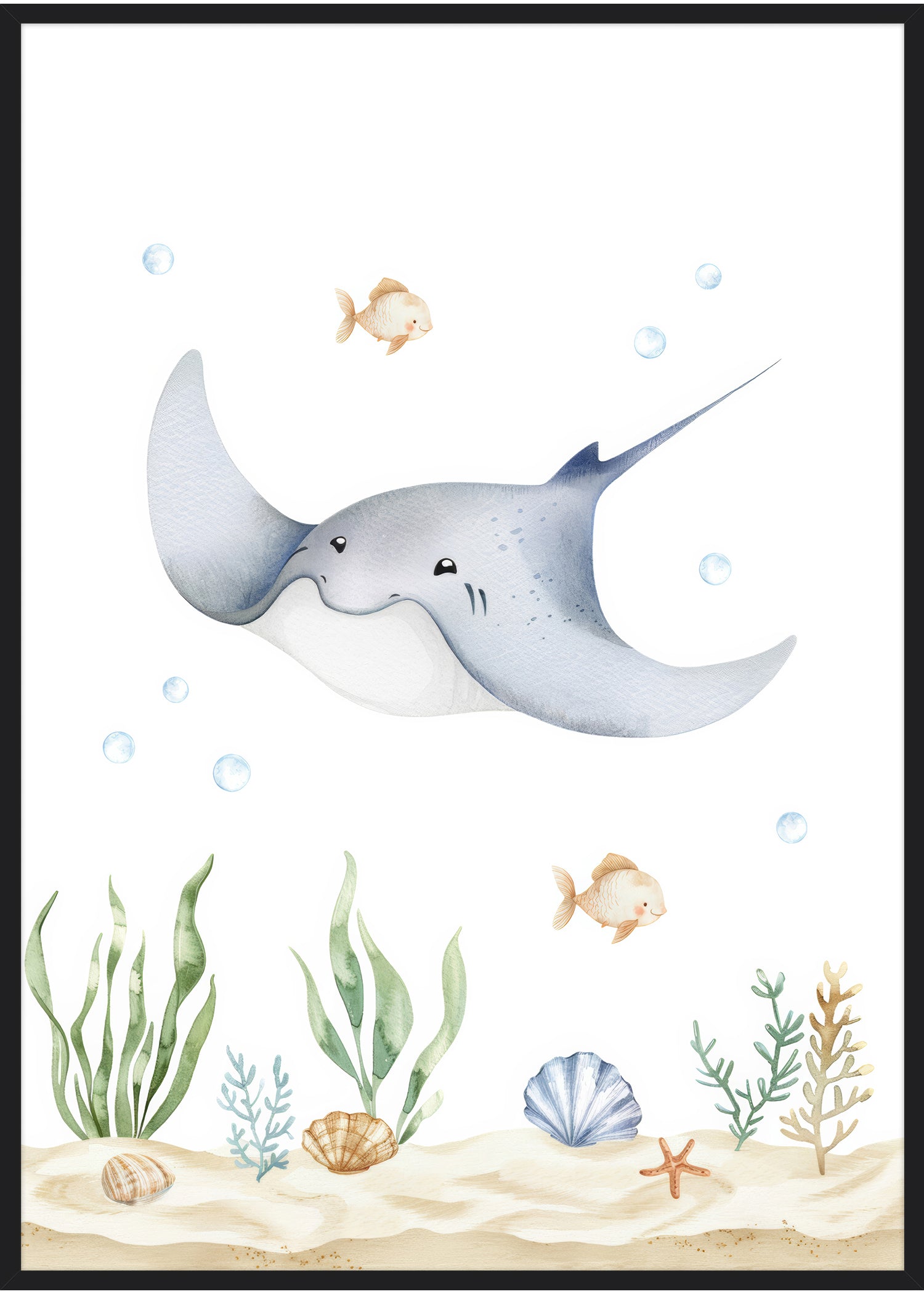 plakat med fisk