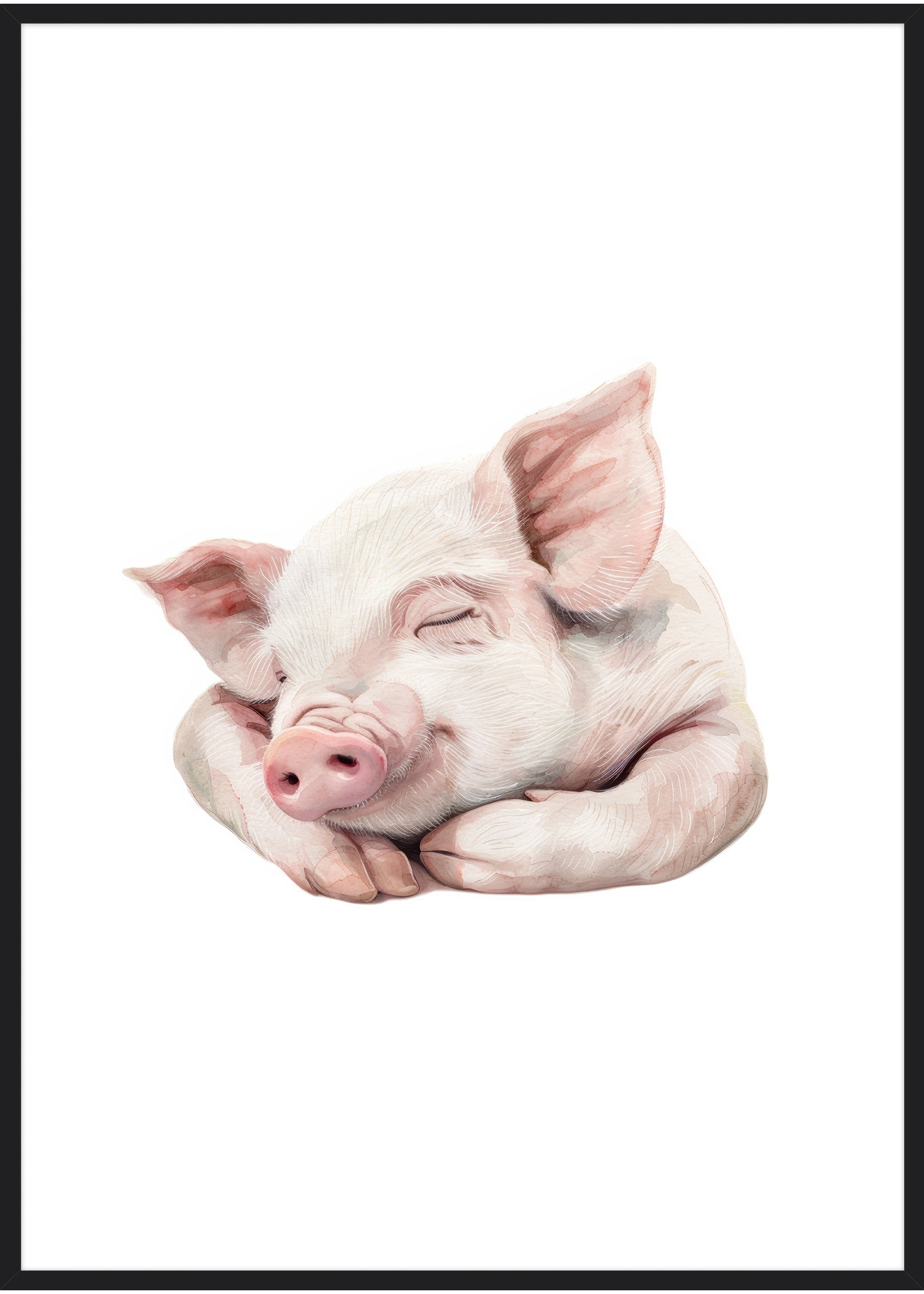 plakat med gris