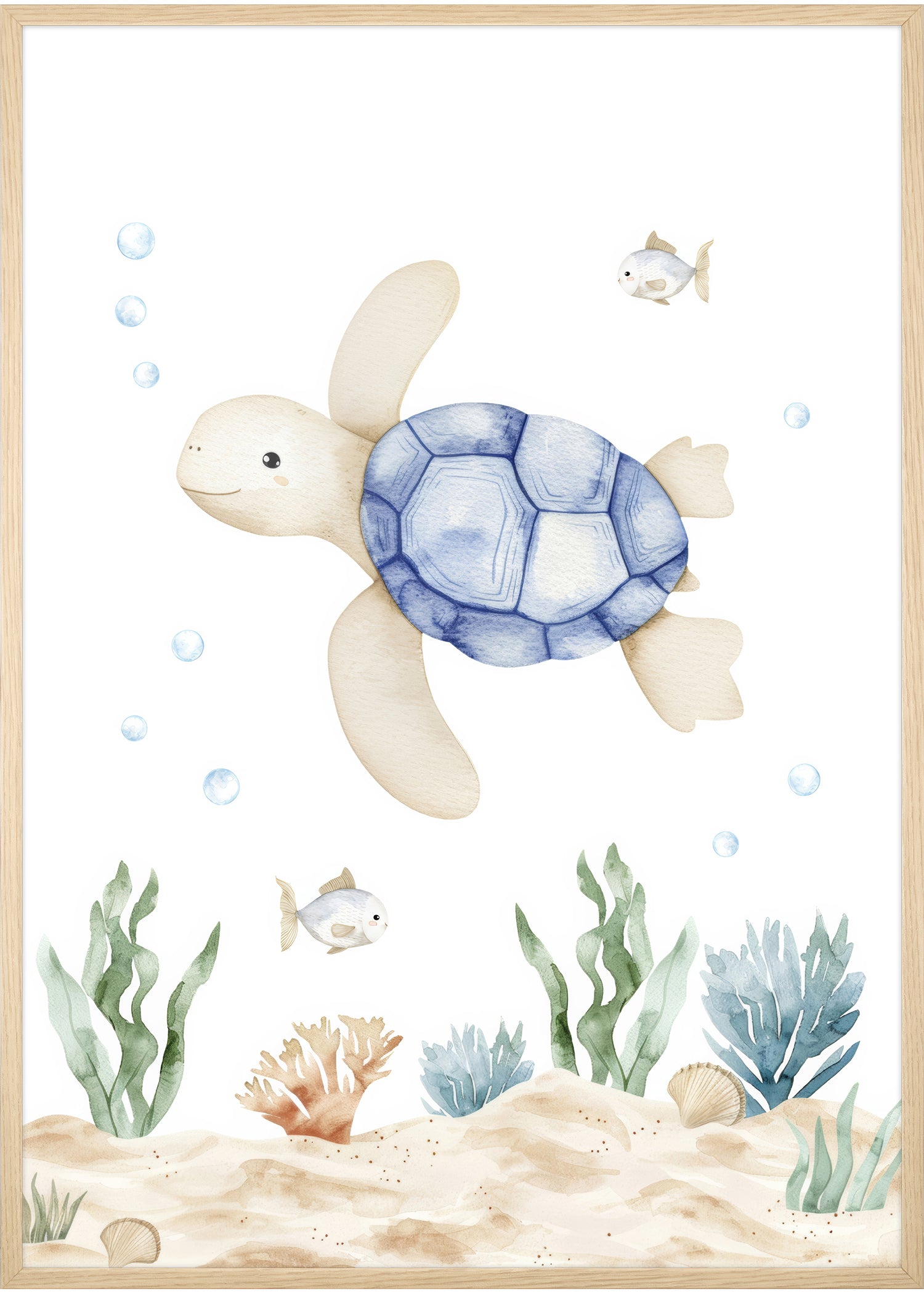 plakat med skildpadde