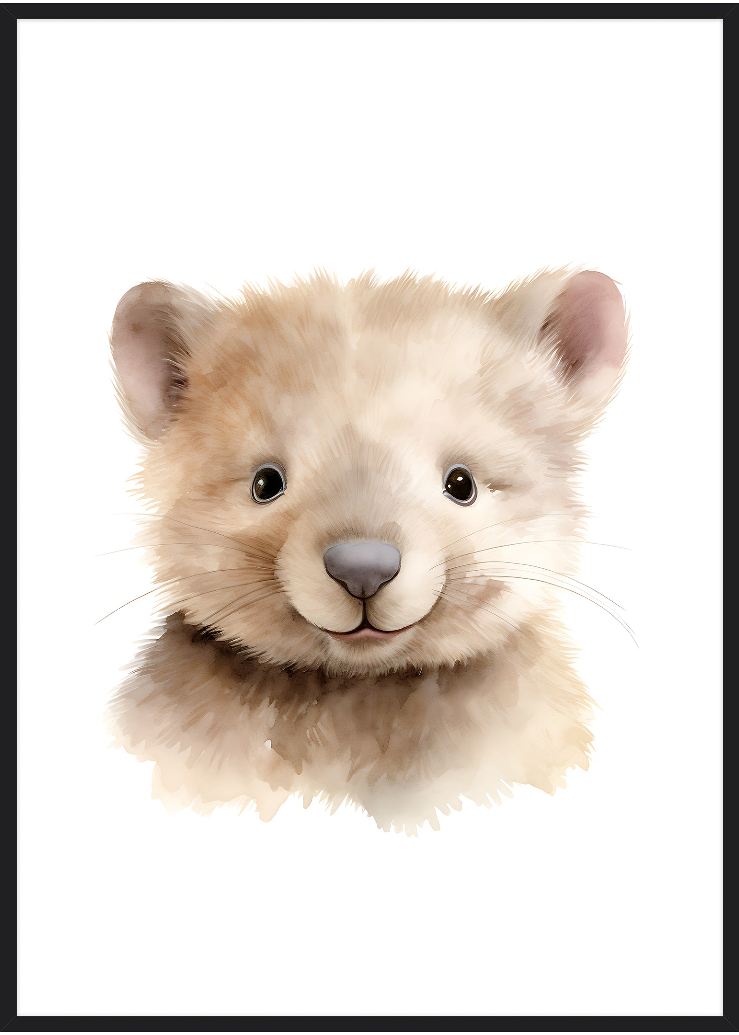 plakat med wombat