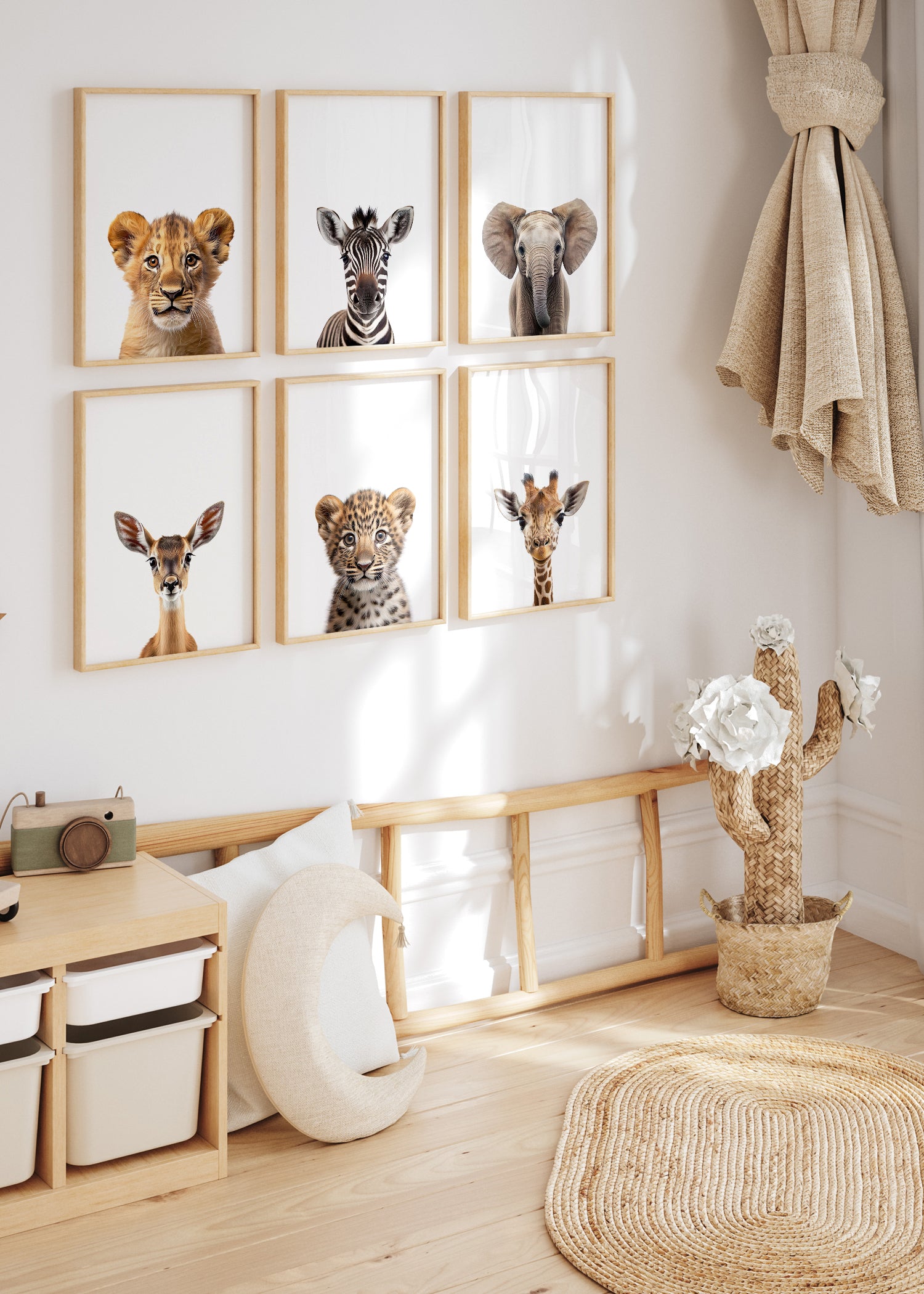 all-groups plakater med safaridyr