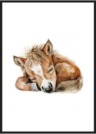 ponyplakat sort ramme