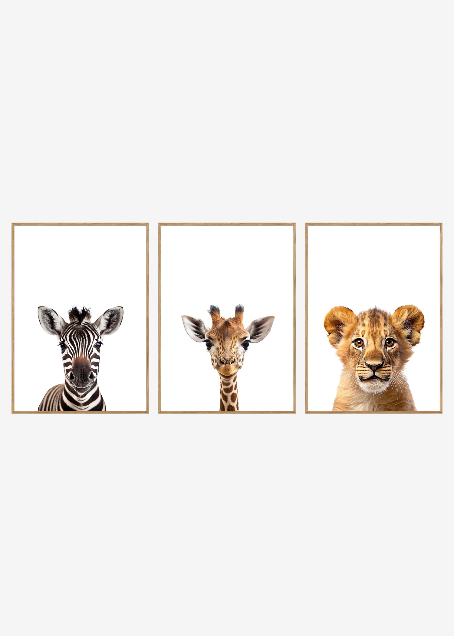 safaridyr plakater rammer