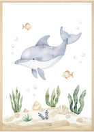 sød delfin plakat
