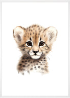 sød gepard plakat
