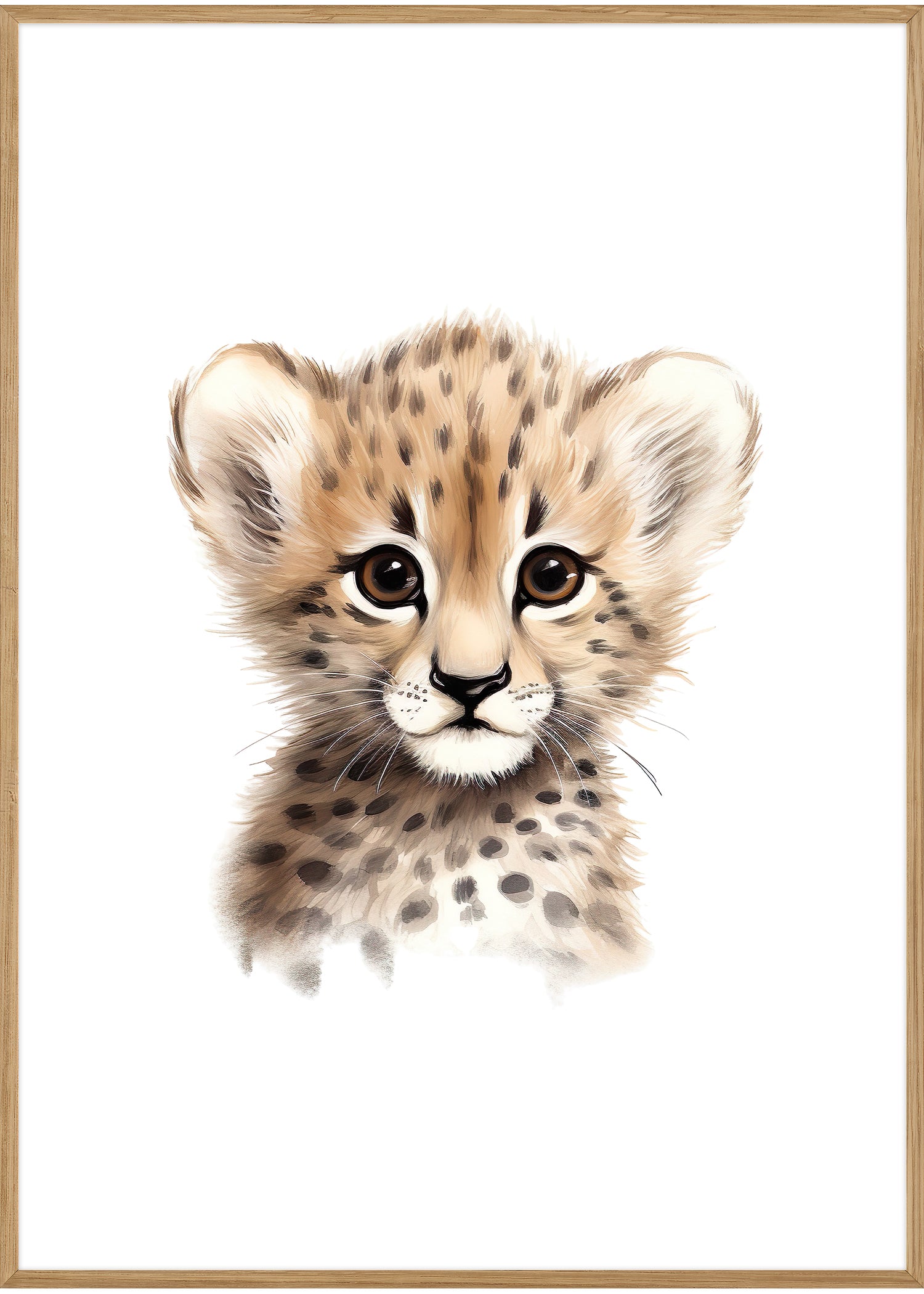 sød gepard plakat