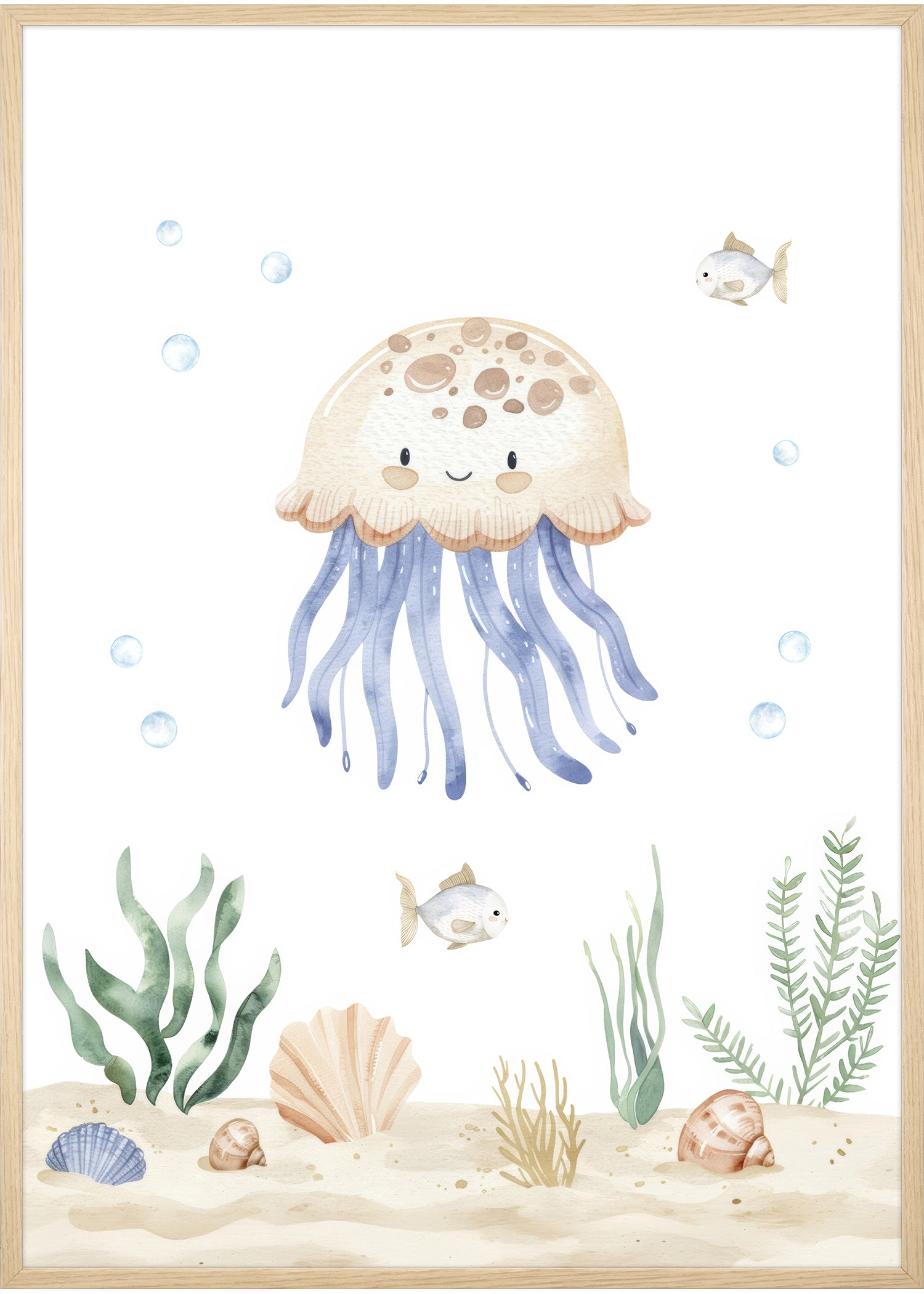 sød jellyfisk plakat