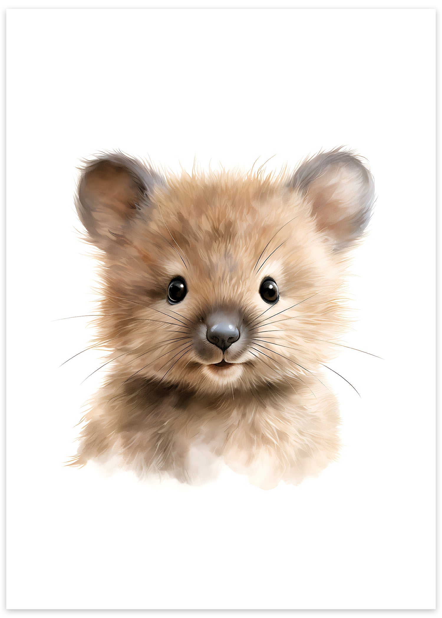 sød quokka plakat