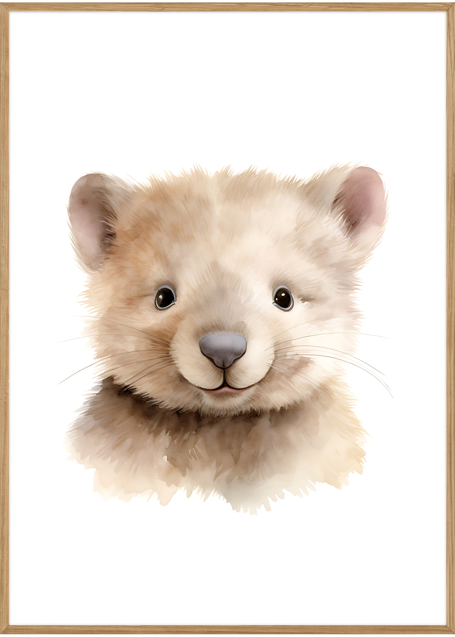 sød wombat plakat