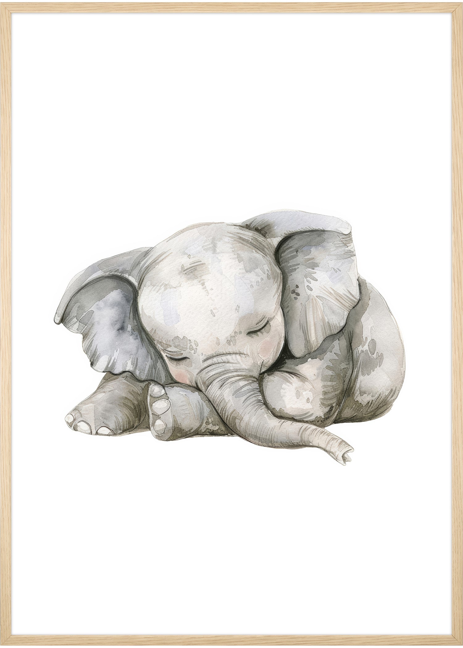 sovende elefant plakat
