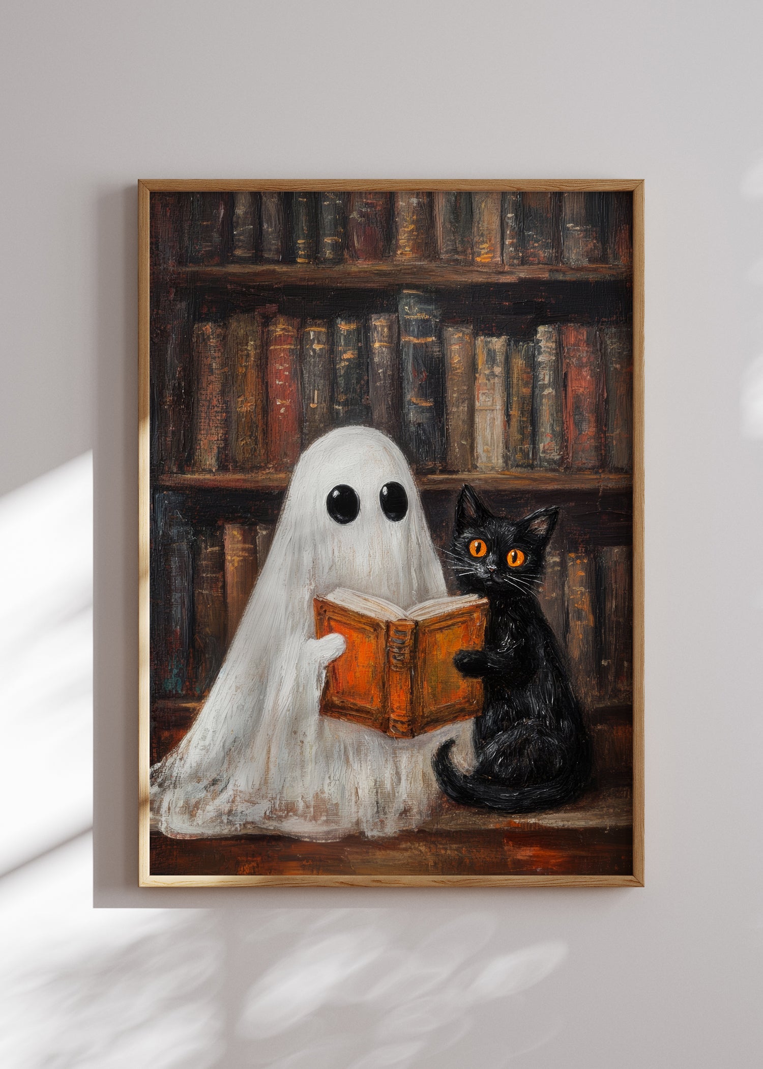 all-groups spøgelse og kat i biblioteket