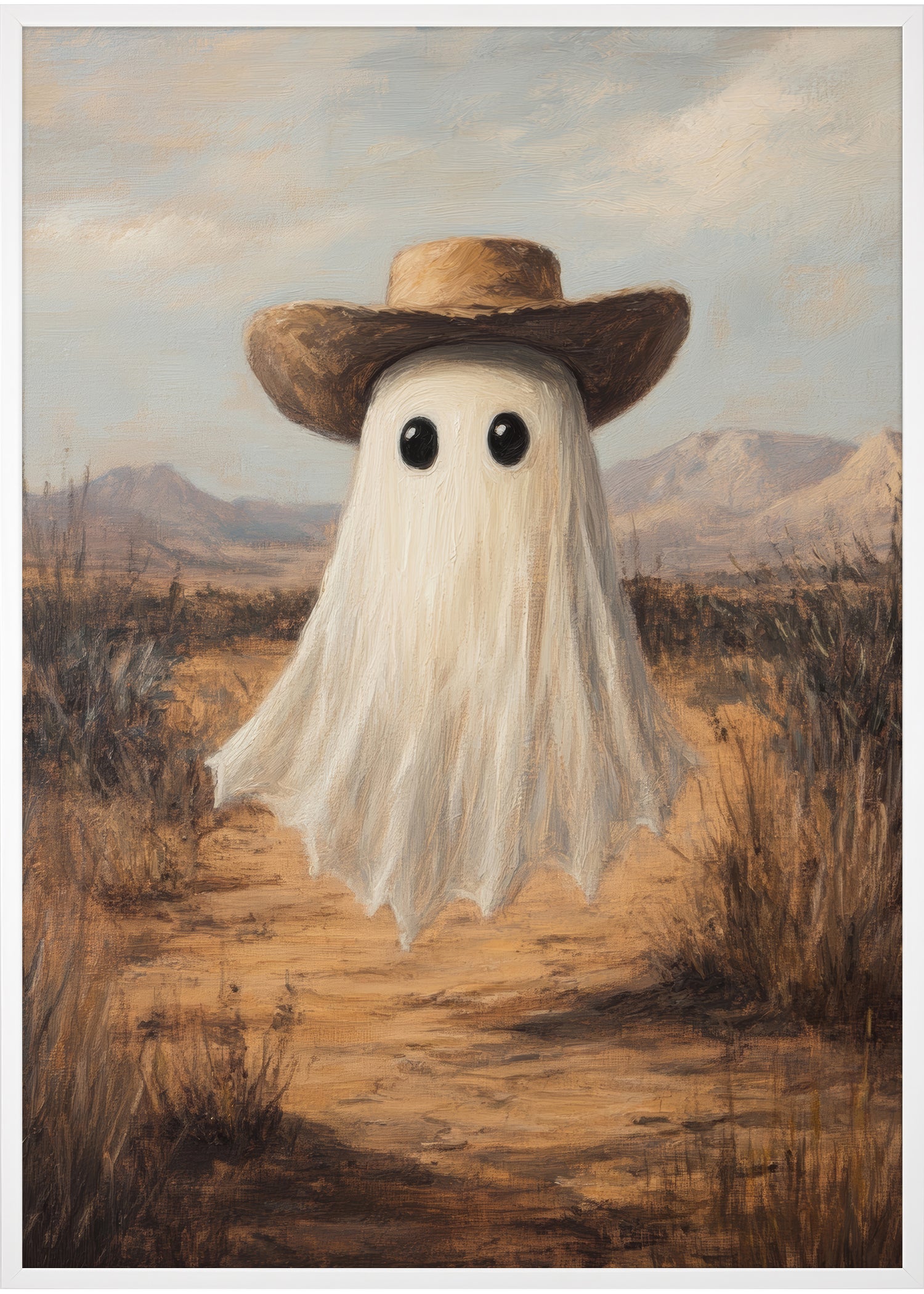 spøgelse plakat design