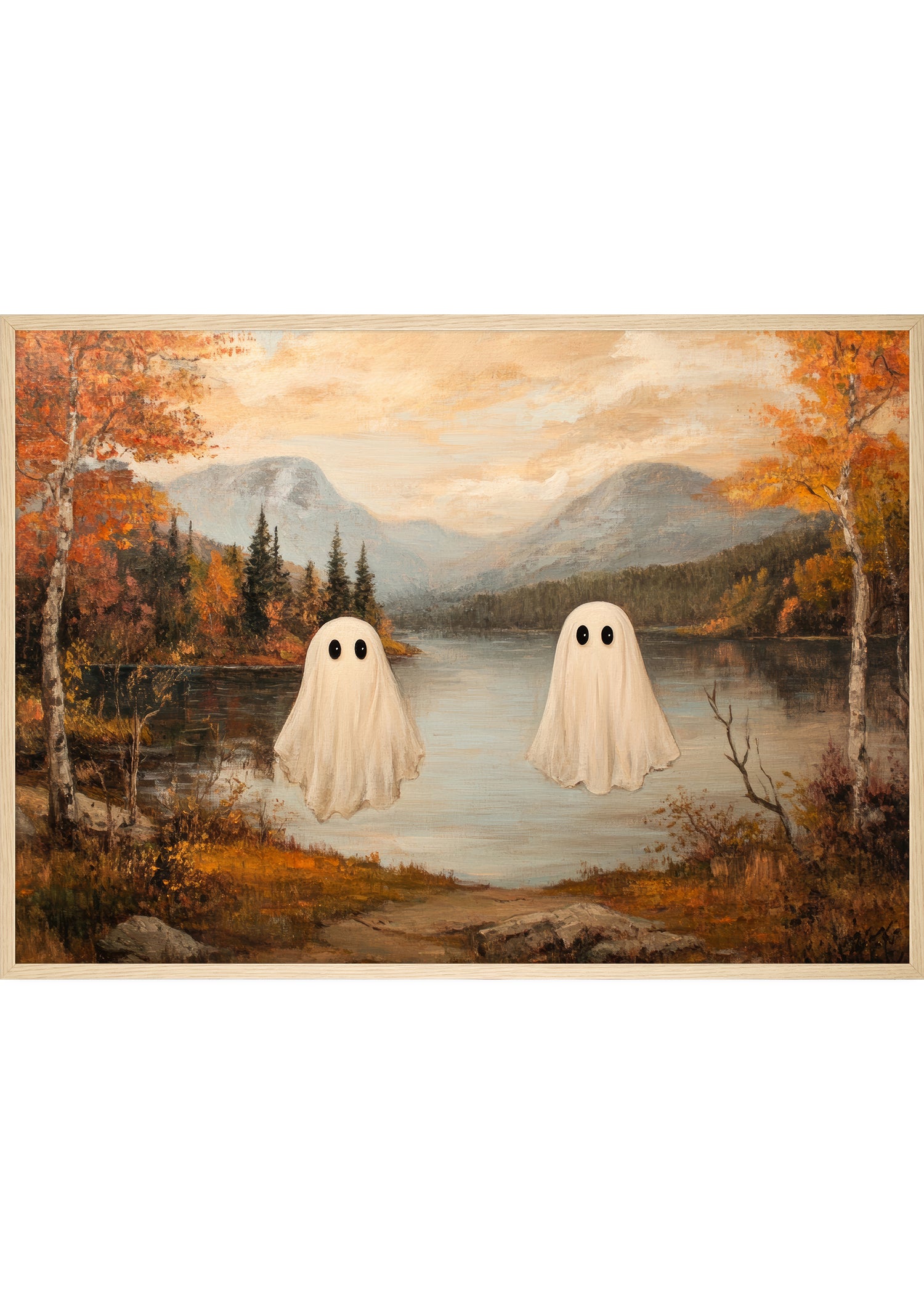 spøgelser i efterårslandskab