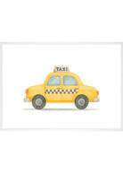 taxi illustration for kids