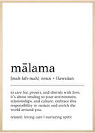 Malama art print