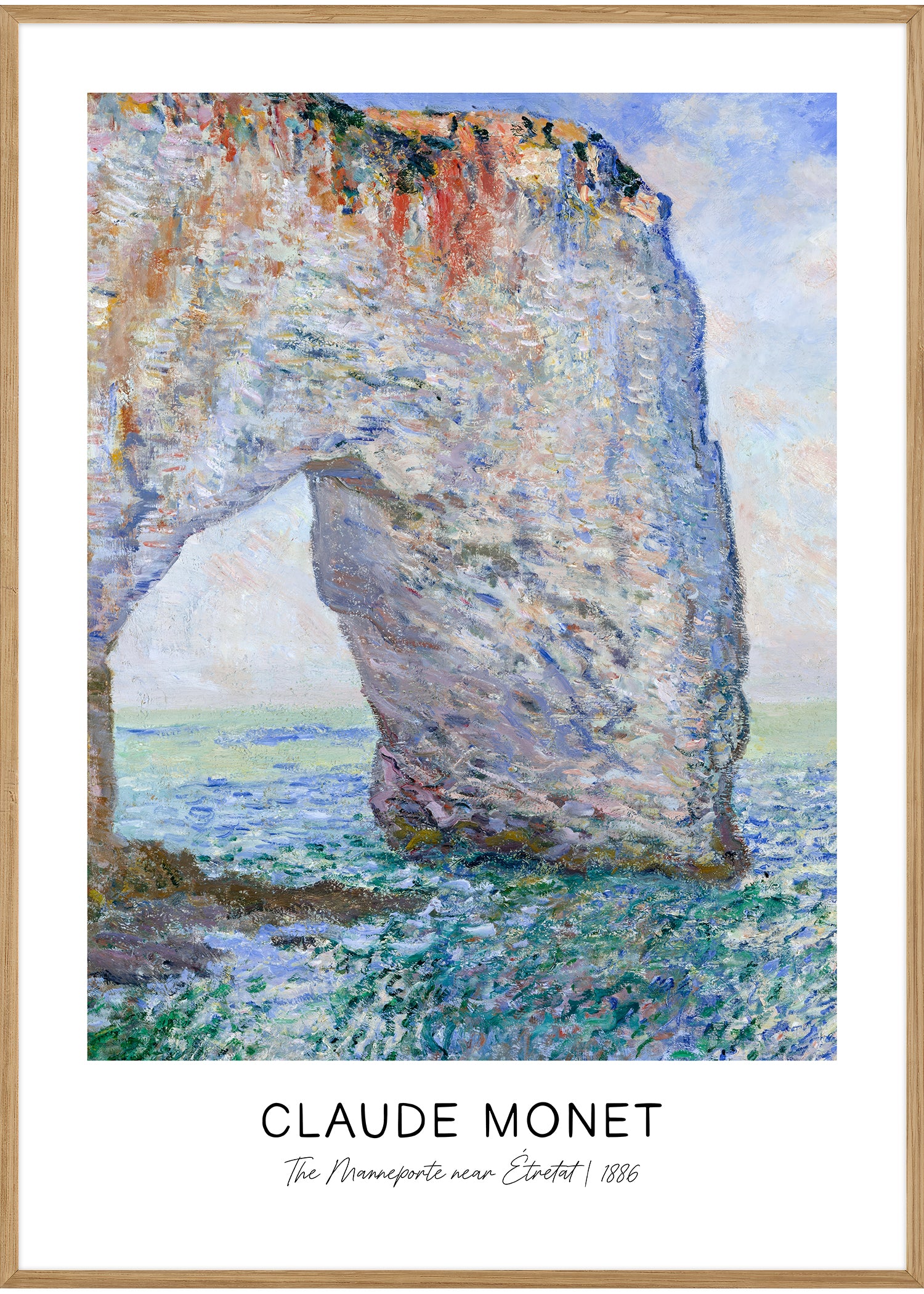 Manneporte Monet plakat