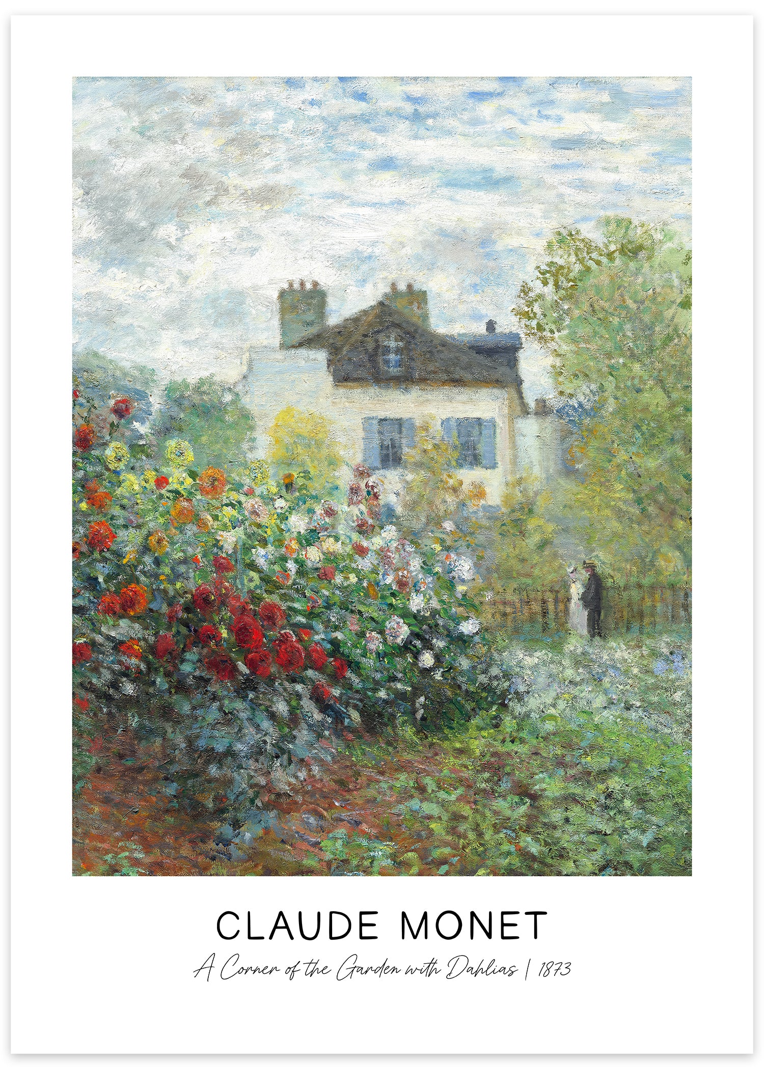 The Artist’s Garden in Argenteuil plakat