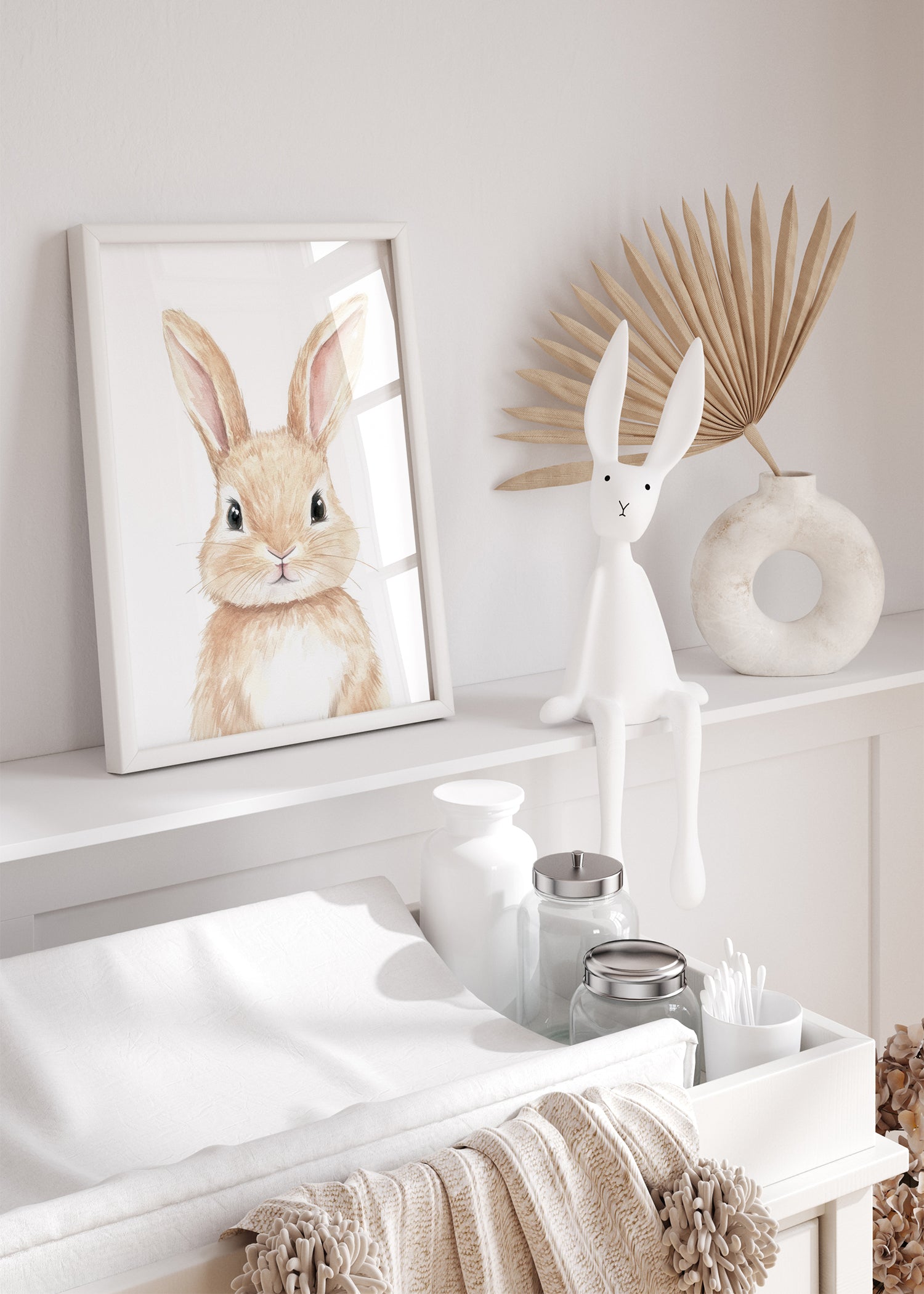 all-groups babyplakat med kanin