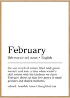 februar definition plakat