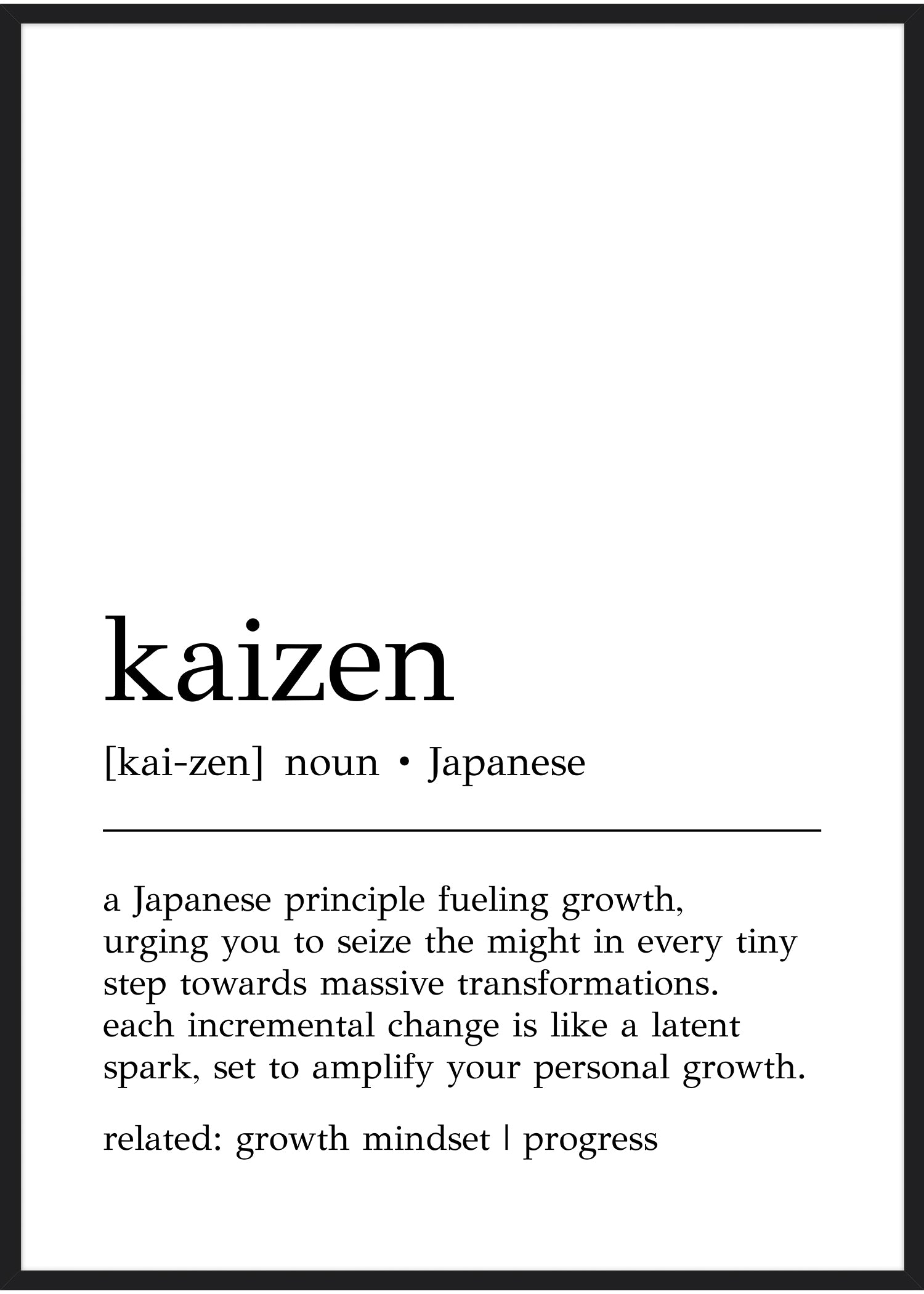 kaizen poster