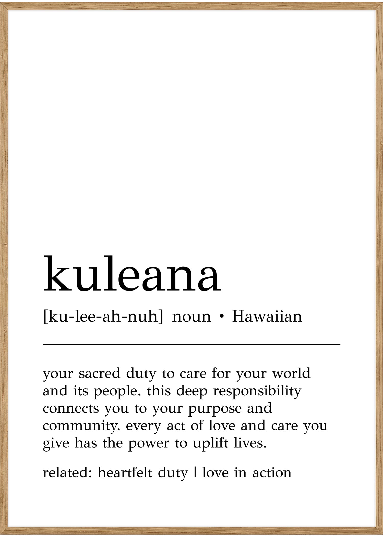 kuleana definition plakat