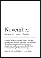 november definition