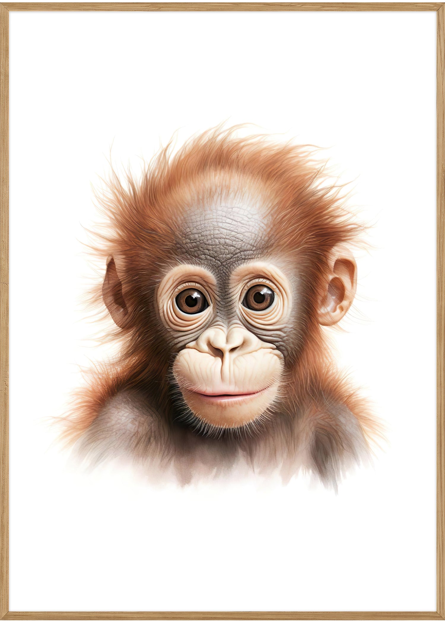 nuttet orangutang plakat