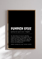 all-groups pumpkin spice plakat