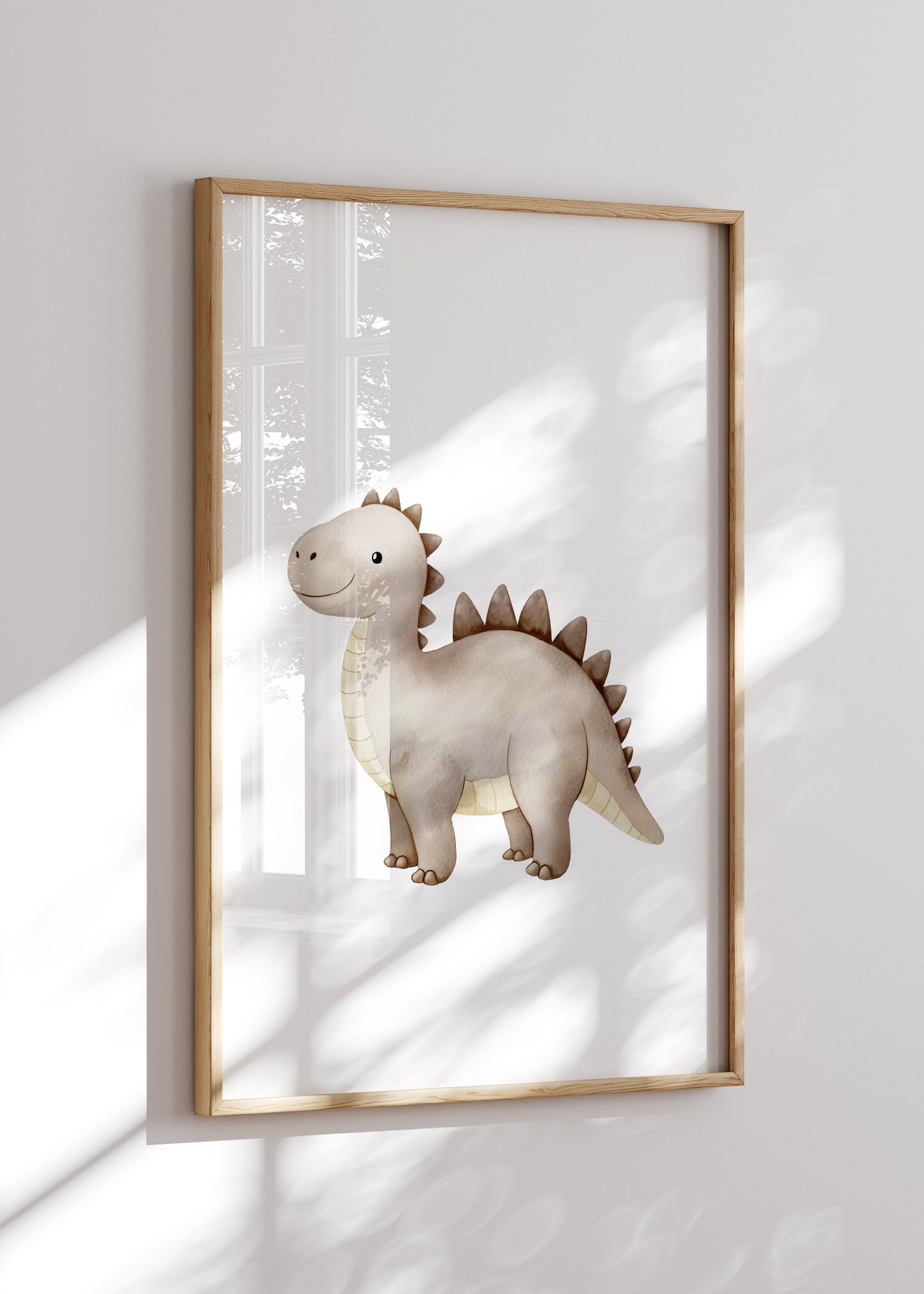 sød dinosaur plakat