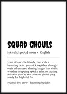 squad ghouls definition plakat