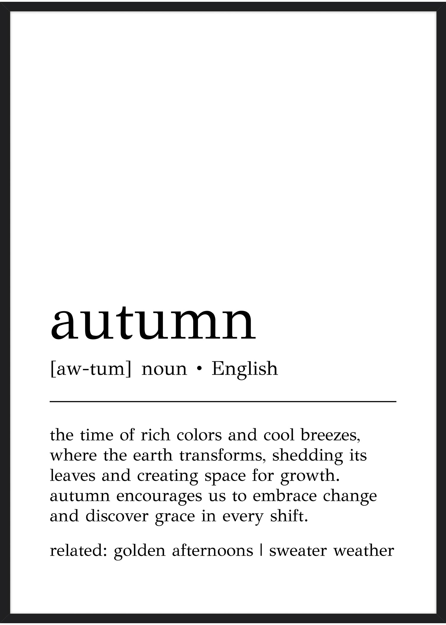  text poster autumn