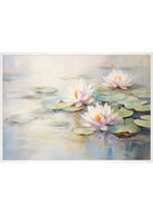 water lilies poster