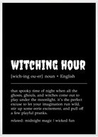 witching hour definition plakat